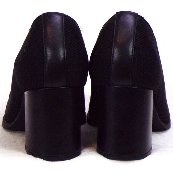 ADRIENNE VITTADINI 7M AV-BRITTINY black pumps fabric uppers cushioned insoles - Picture 6 of 13